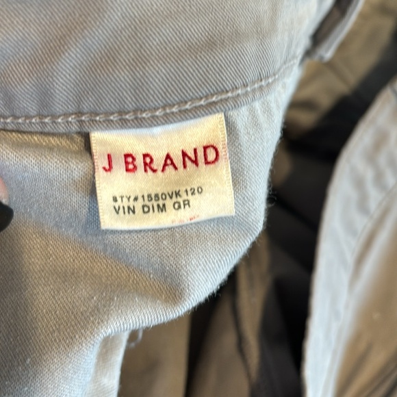 J brand low rise stretch cargo with ankle zip - Picture 4 of 5